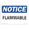 Signmission Safety Sign, OSHA Notice, 12" Height, 18" Width, Flammable Sign, Landscape OS-NS-D-1218-L-12777 - alternate 1